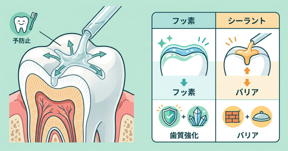 ■シーラントとは？歯科で行うむし歯予防の仕組み